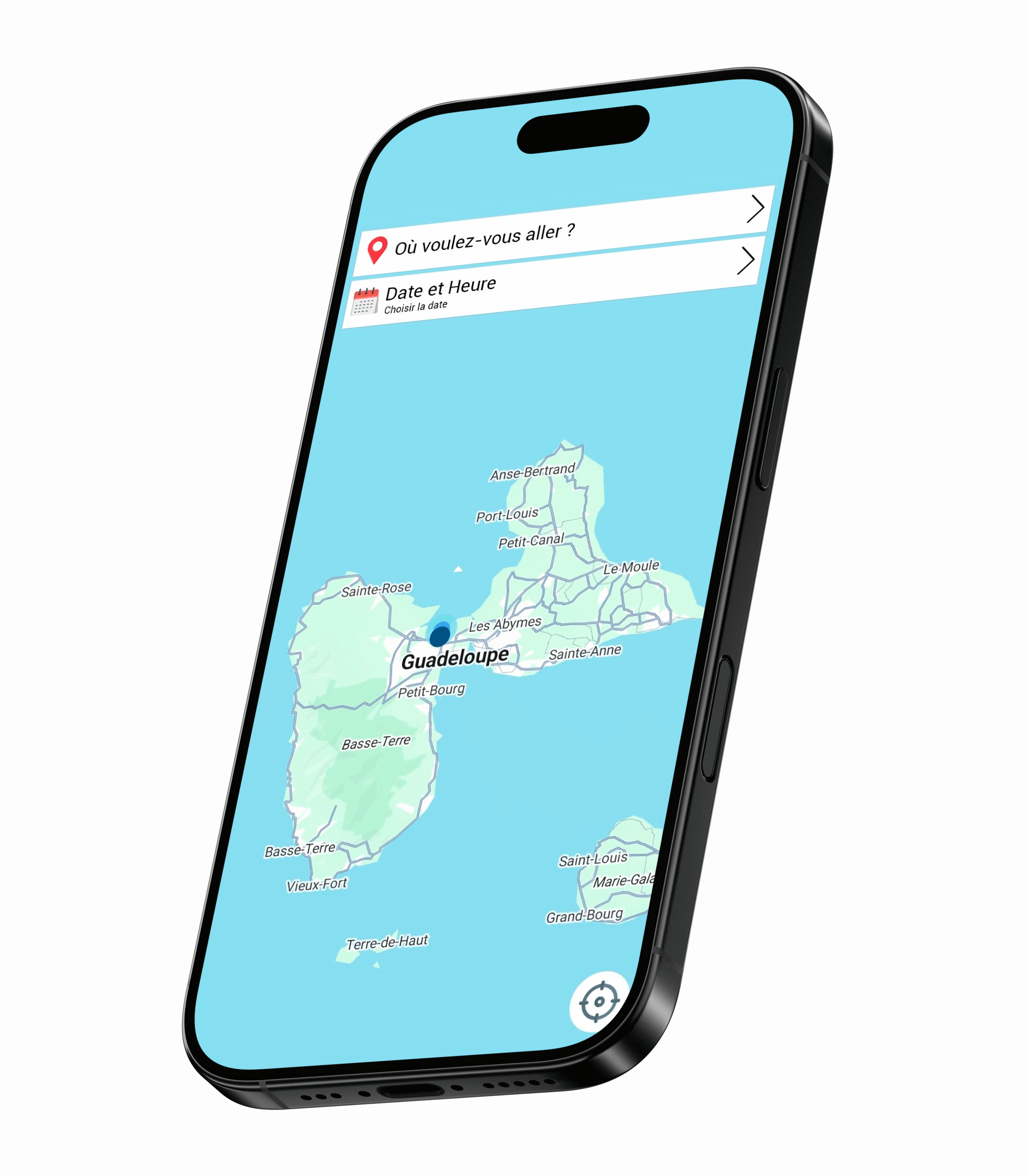 Aperçu de l'application En Woute sur smartphone